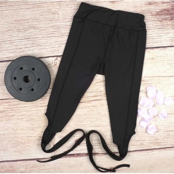 Black Exercise Bandage Wrap Pants - Picture 4 of 4